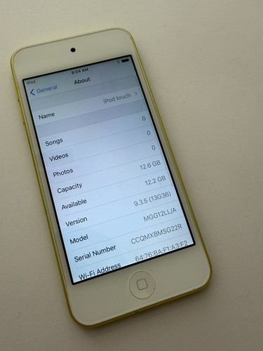 Apple ipod touch - ipod, 5a